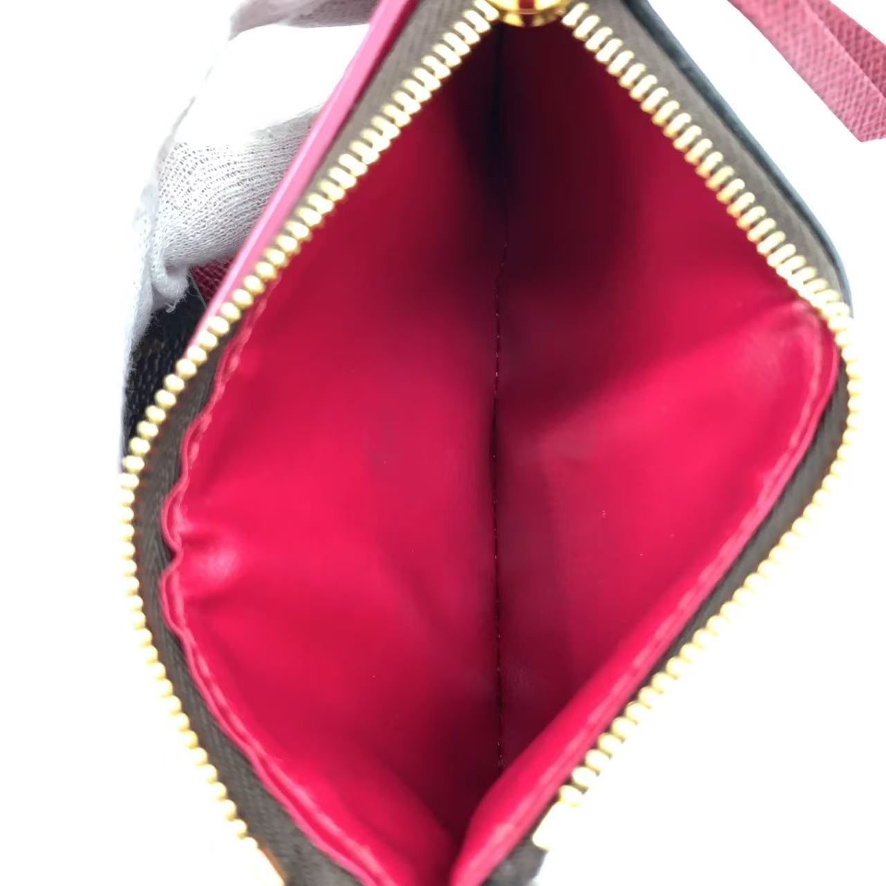 LOUIS VUITTON PORTEFEUIL VICTORINA MONAGRAM FUSCHIA TRIFOLD WALLET