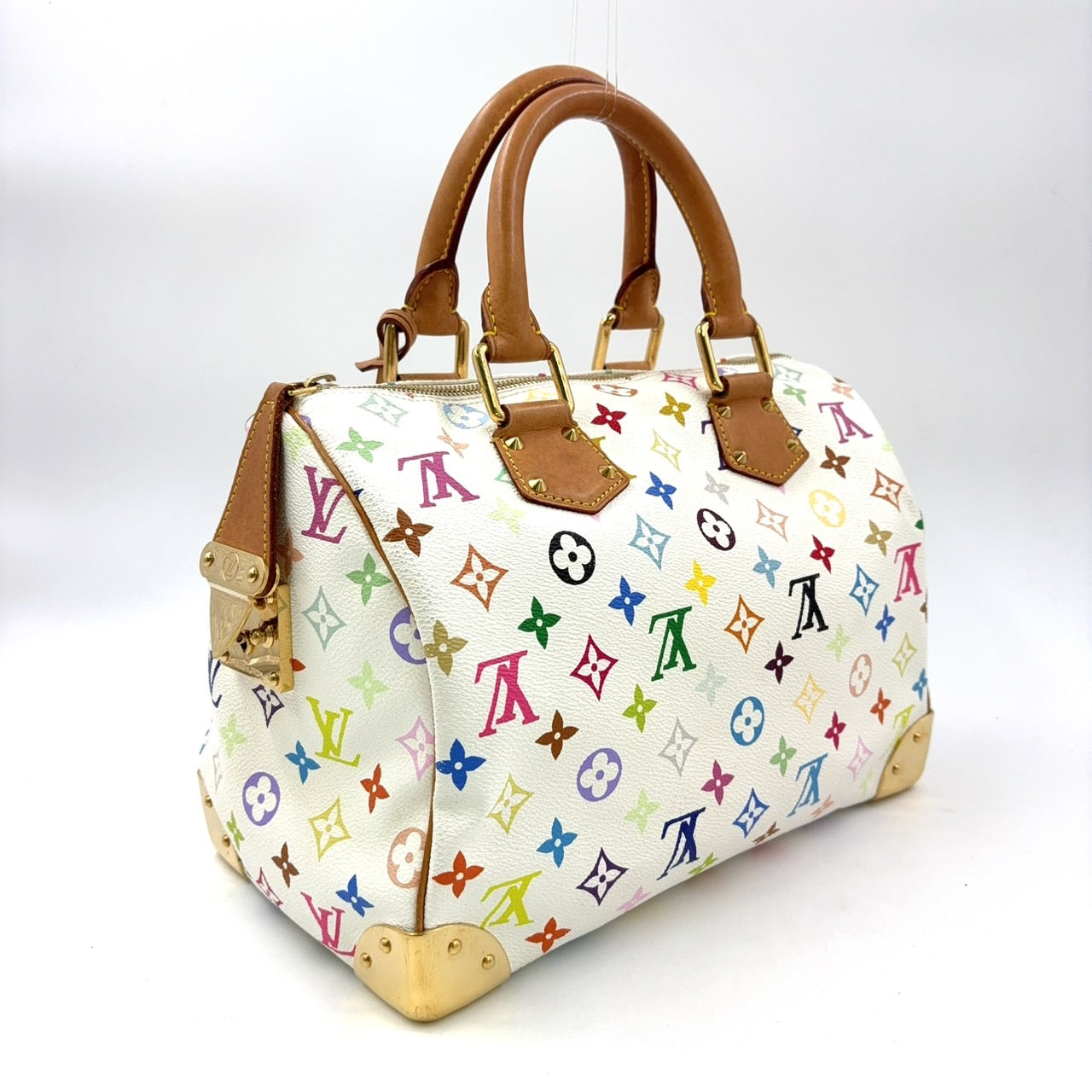 SPEEDY 30 MULTICOLOR MURAKAMI HANDBAG GOLD HARDWARE