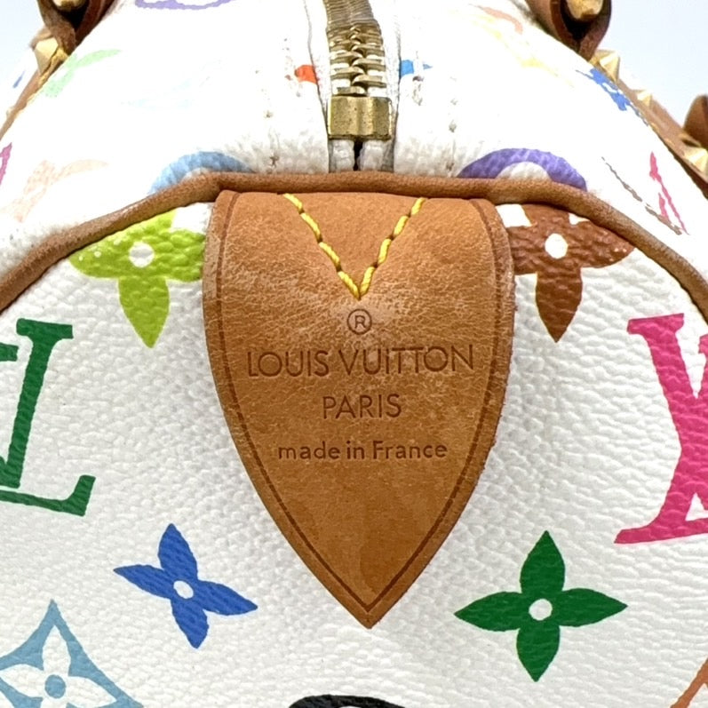 SPEEDY 30 MULTICOLOR MURAKAMI HANDBAG GOLD HARDWARE
