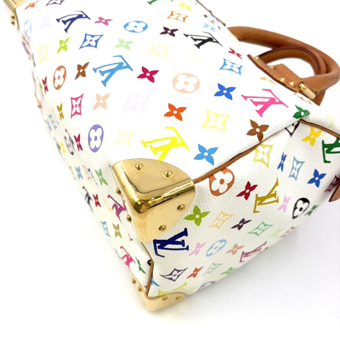 SPEEDY 30 MULTICOLOR MURAKAMI HANDBAG GOLD HARDWARE