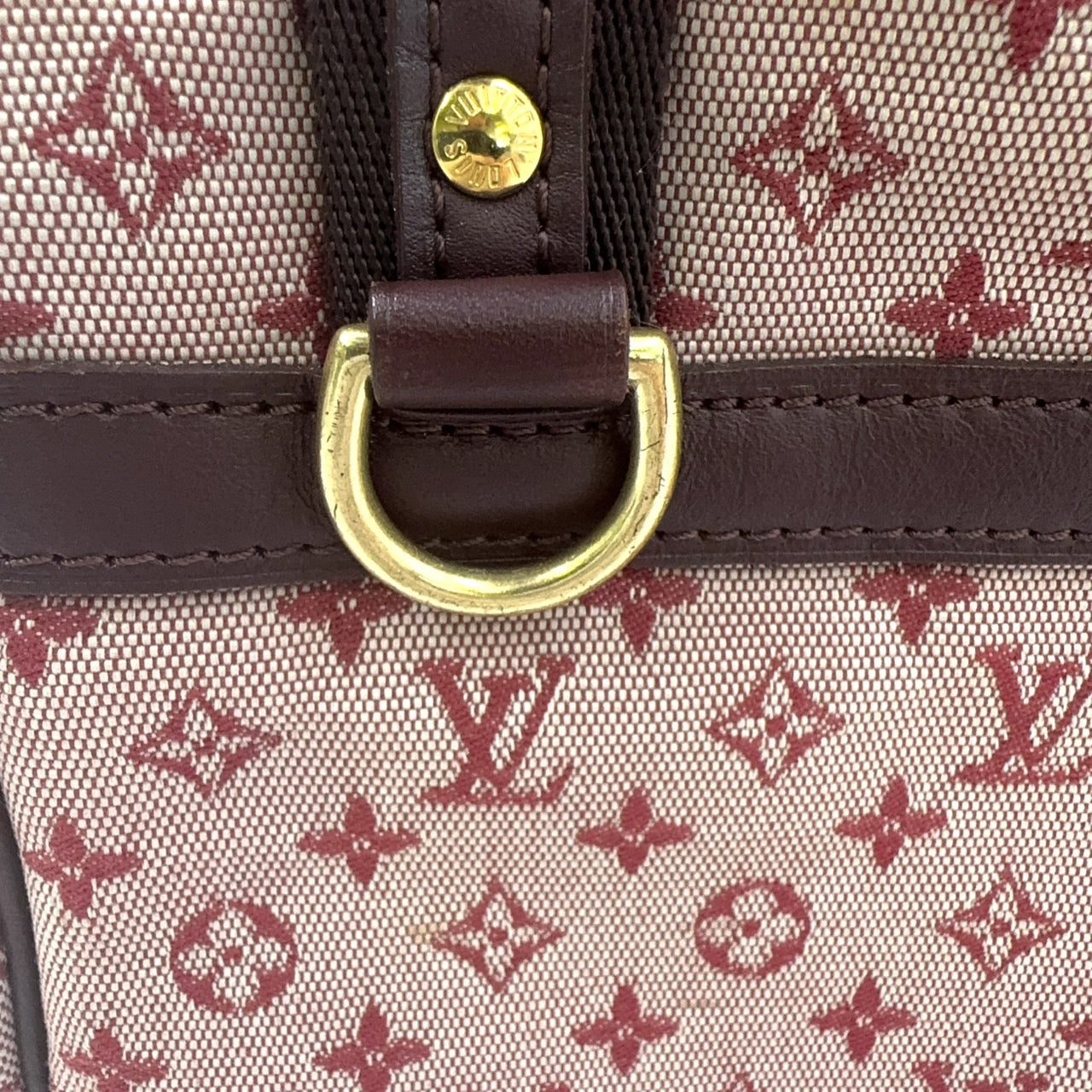 LOUIS VUITTON JOSEPHINE PM CERISE HANDBAG
