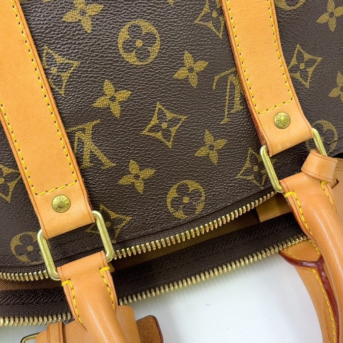 LOUIS VUITTON KEEPALL 45 BROWN MONOGRAM LEATHER