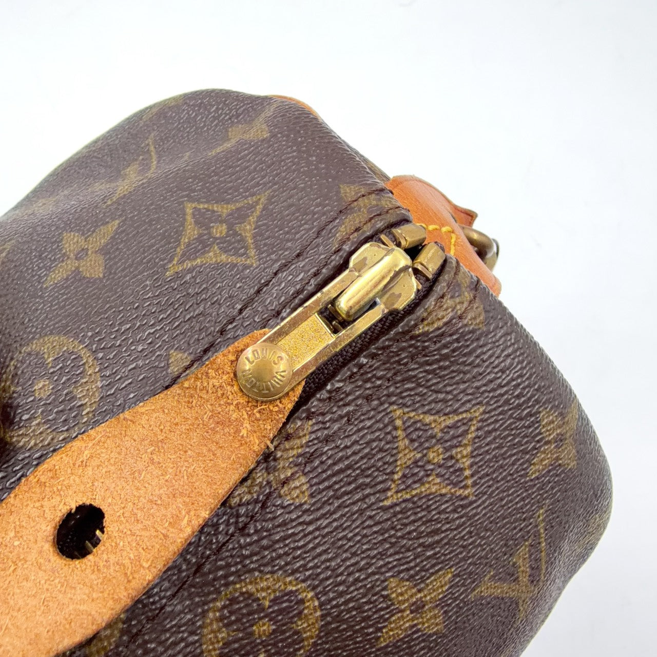 LOUIS VUITTON SPEEDY 30 BROWN MONOGRAM LEATHER