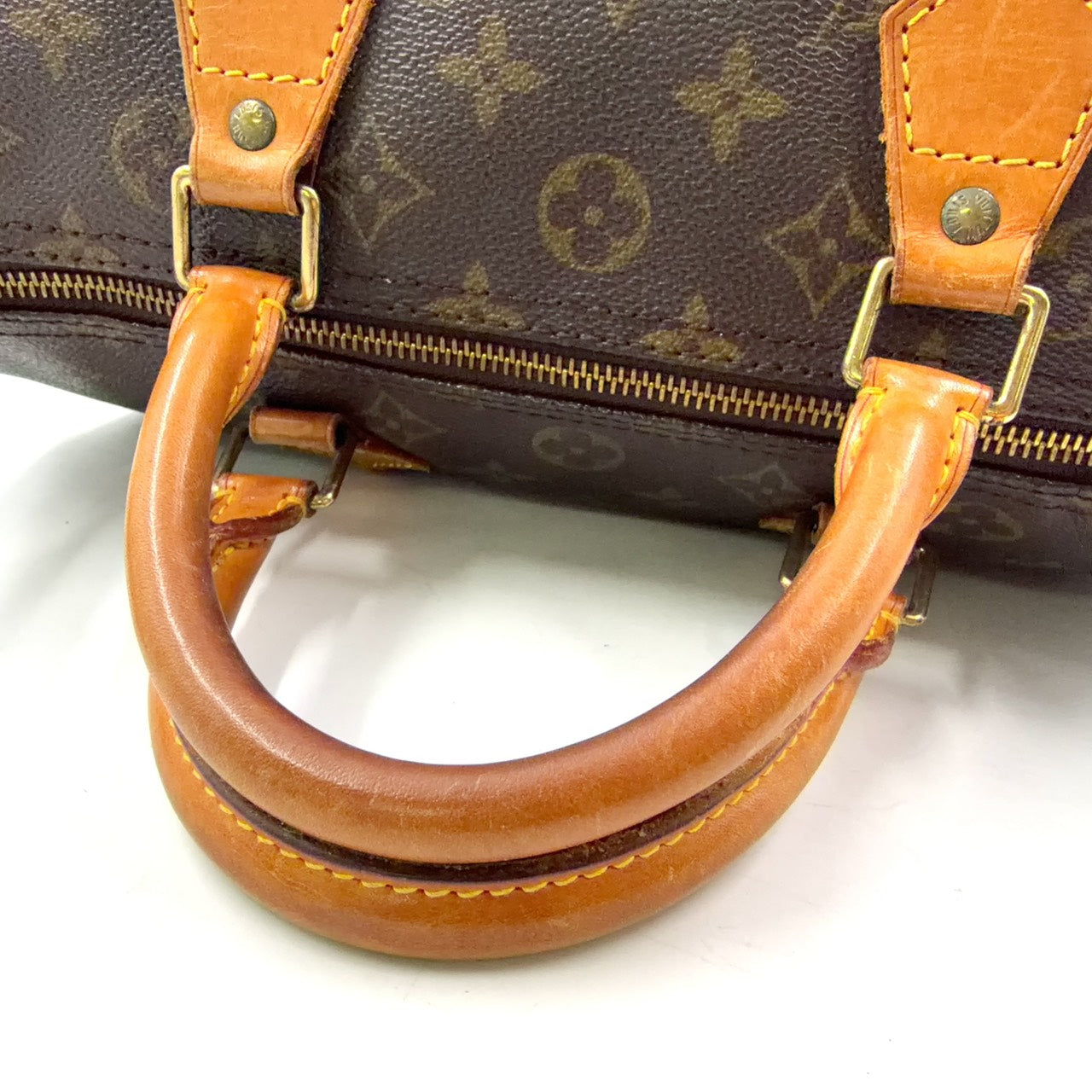 LOUIS VUITTON SPEEDY 30 BROWN MONOGRAM LEATHER