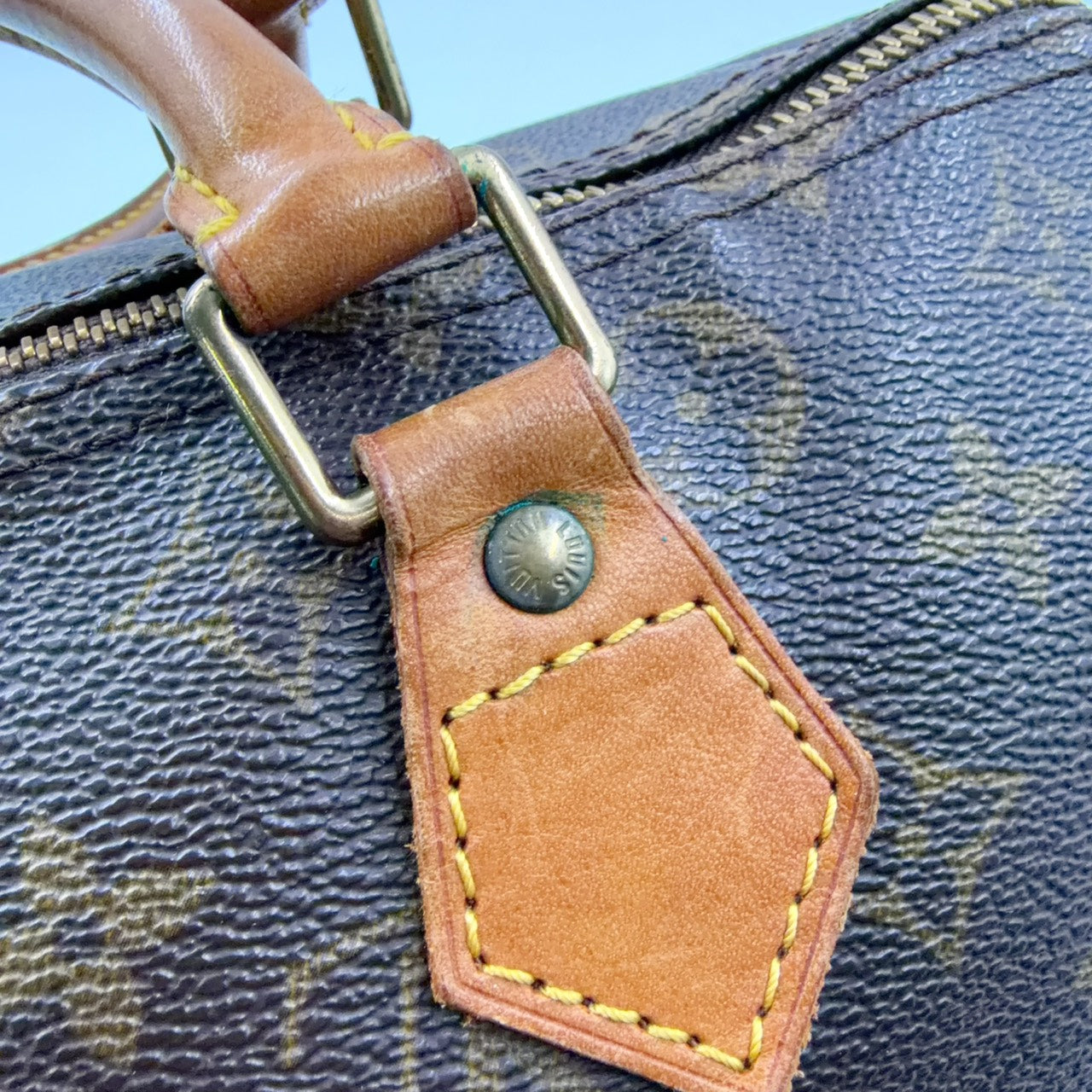 LOUIS VUITTON SPEEDY 30 BROWN MONOGRAM LEATHER