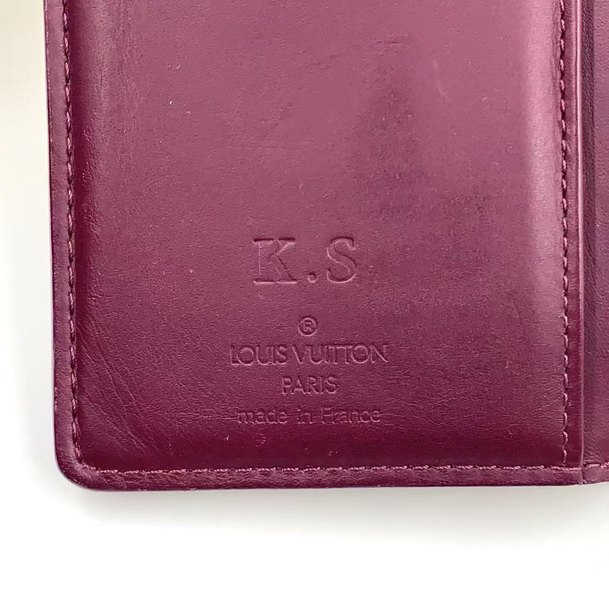LOUIS VUITTON MONOGRAM VERNIS FRENCH PURSE WALLET