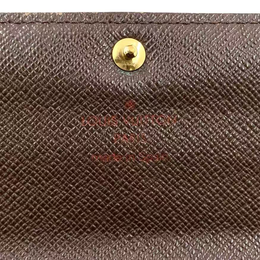 LOUIS VUITTON SARAH WALLET IN DAMIER EBENE CANVAS
