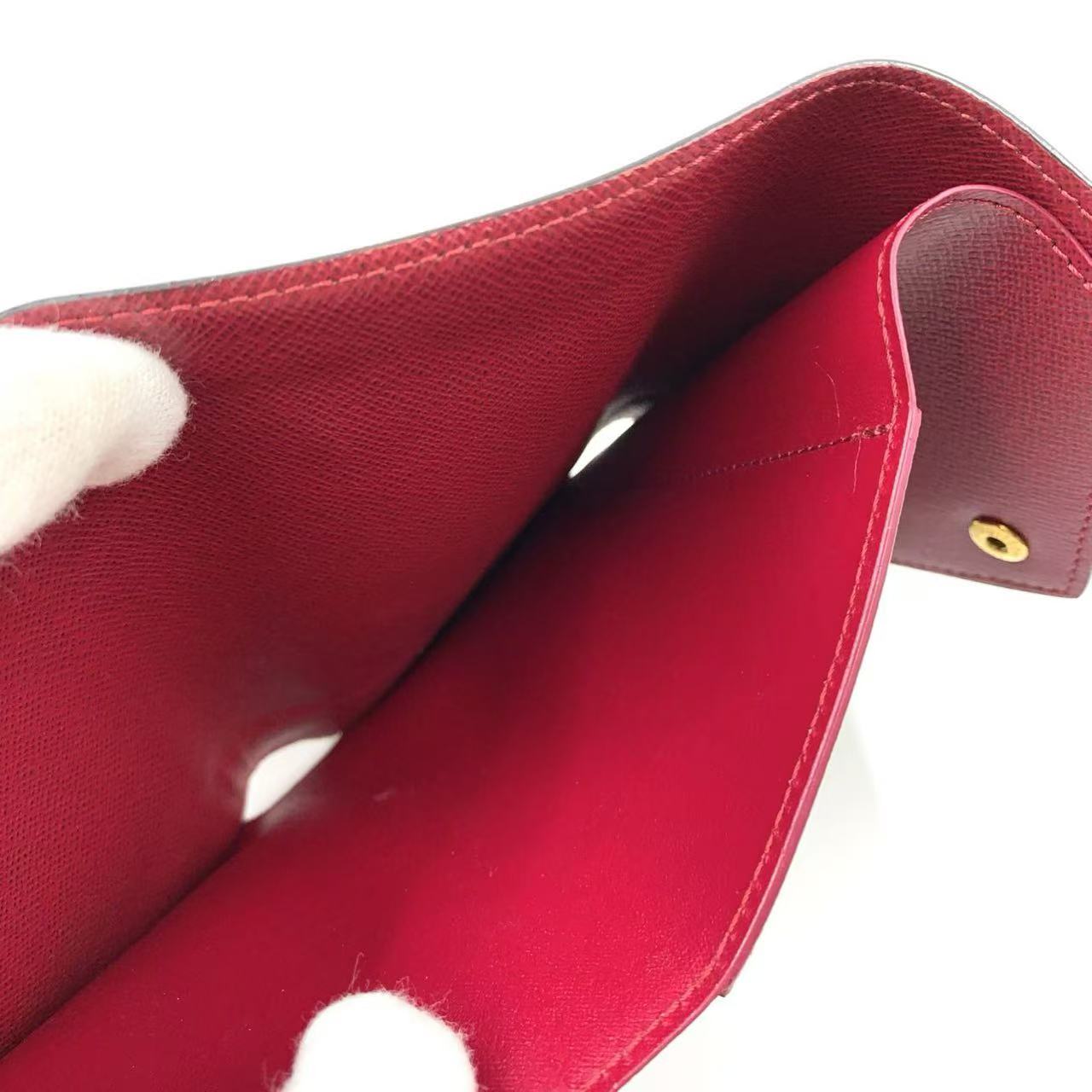 LOUIS VUITTON PORTEFEUIL VICTORINA MONAGRAM FUSCHIA TRIFOLD WALLET