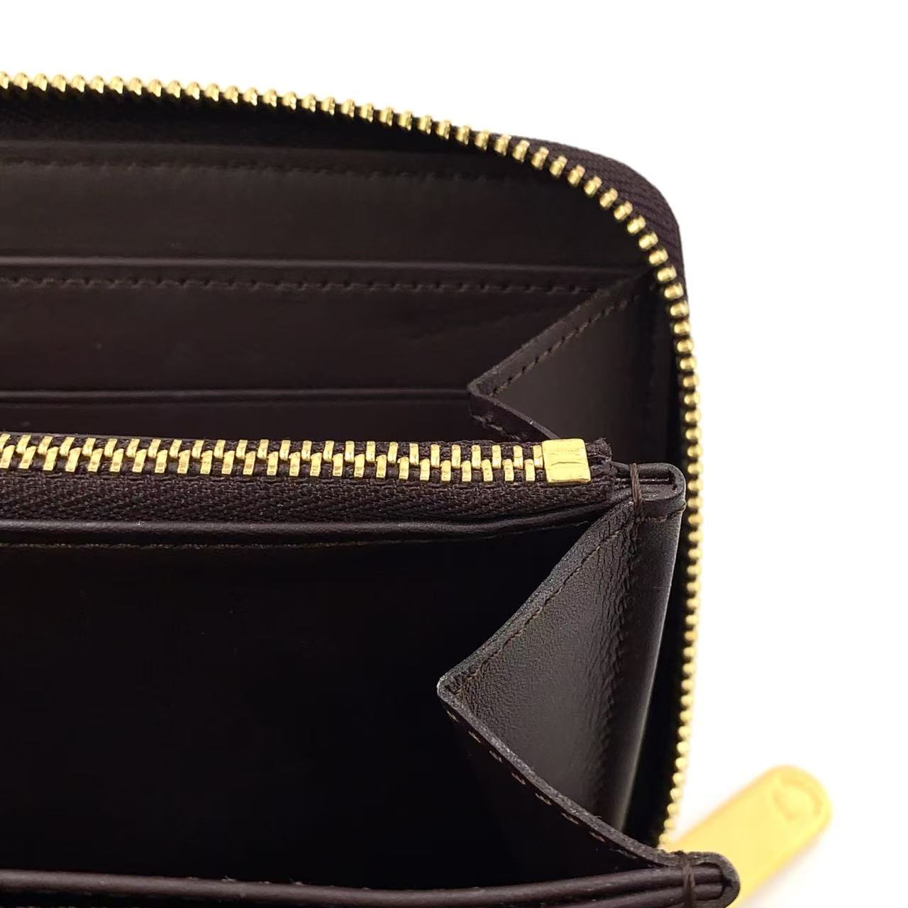 LOUIS VUITTON AMARANTE VERNIS ZIPPY WALLET