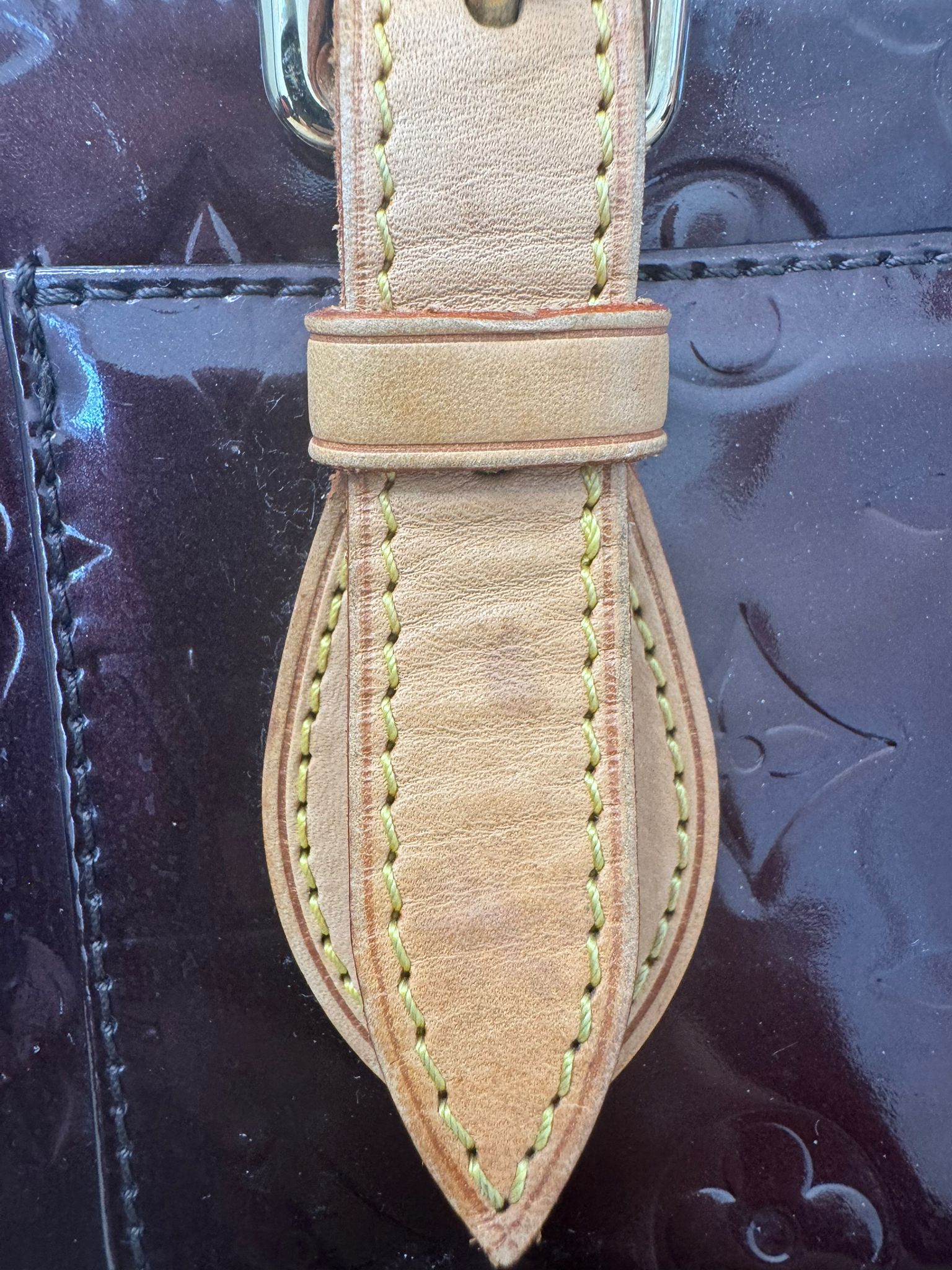 LOUIS VUITTON ROSEWOOD VERNIS AMARANTE BAG