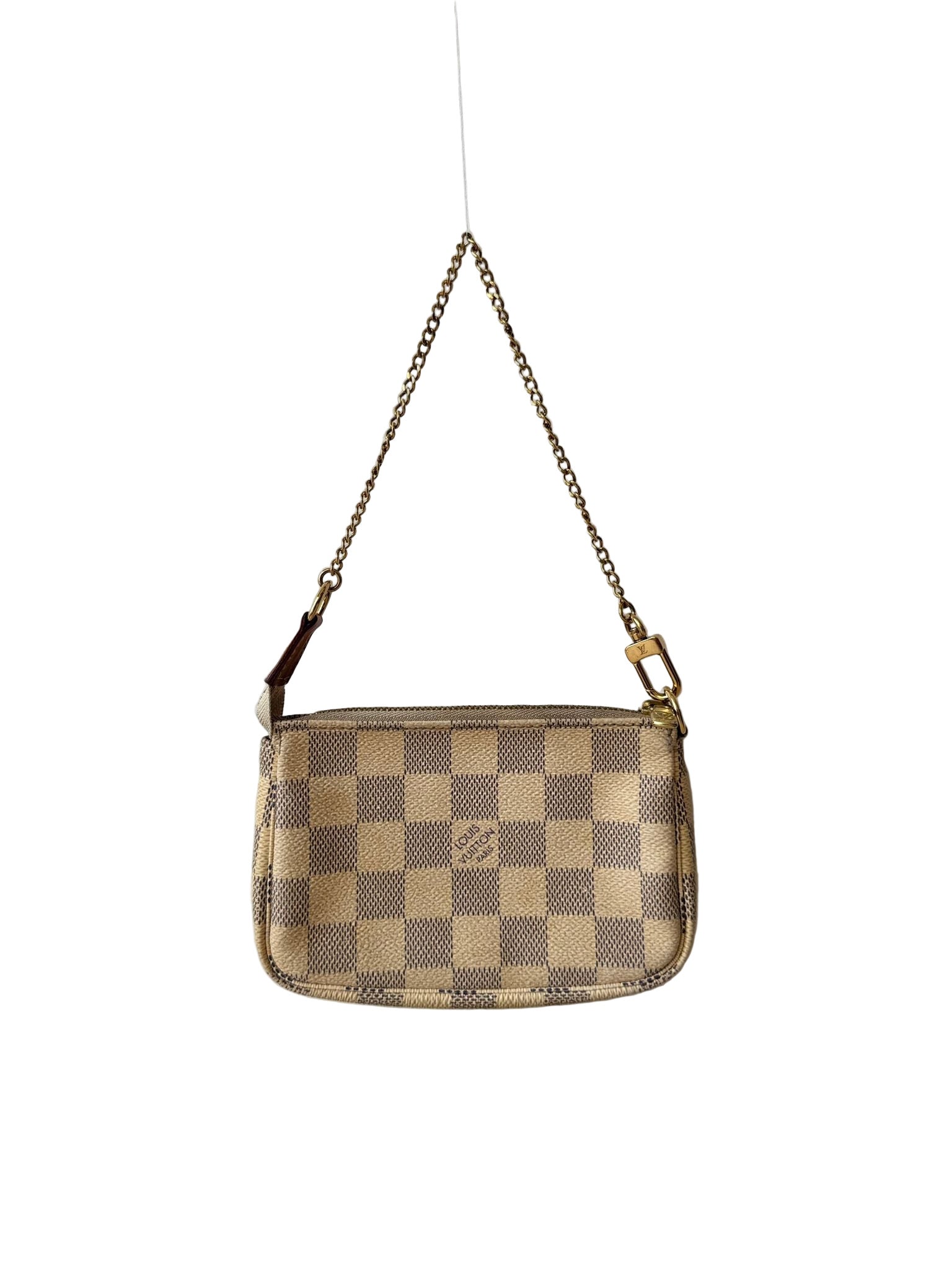 LOUIS VUITTON DAMIER AZUR MINI POCHETTE ACCESSOIRES