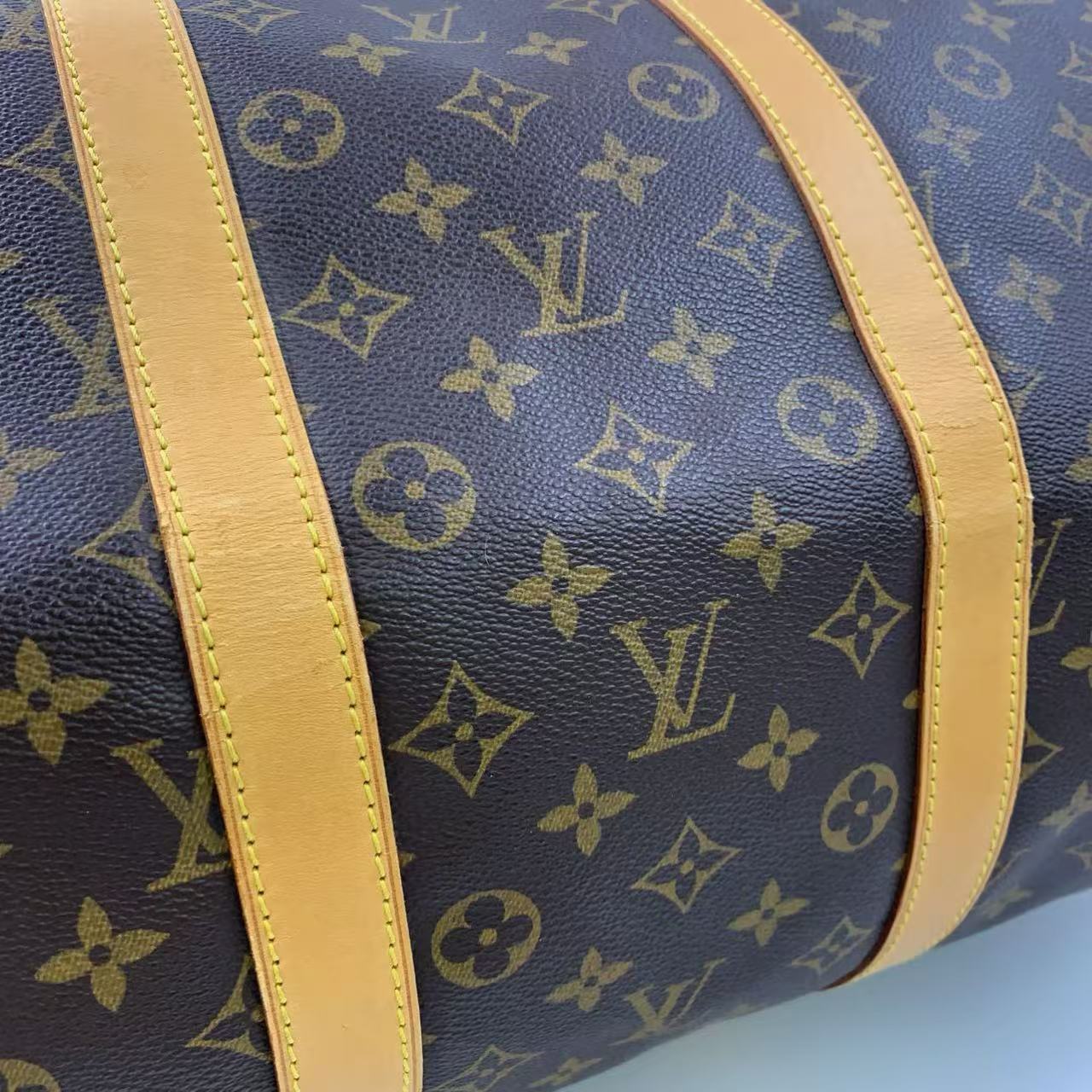 LOUIS VUITTON KEEPALL 55 MONOGRAM WITH SHOULDER STRAP