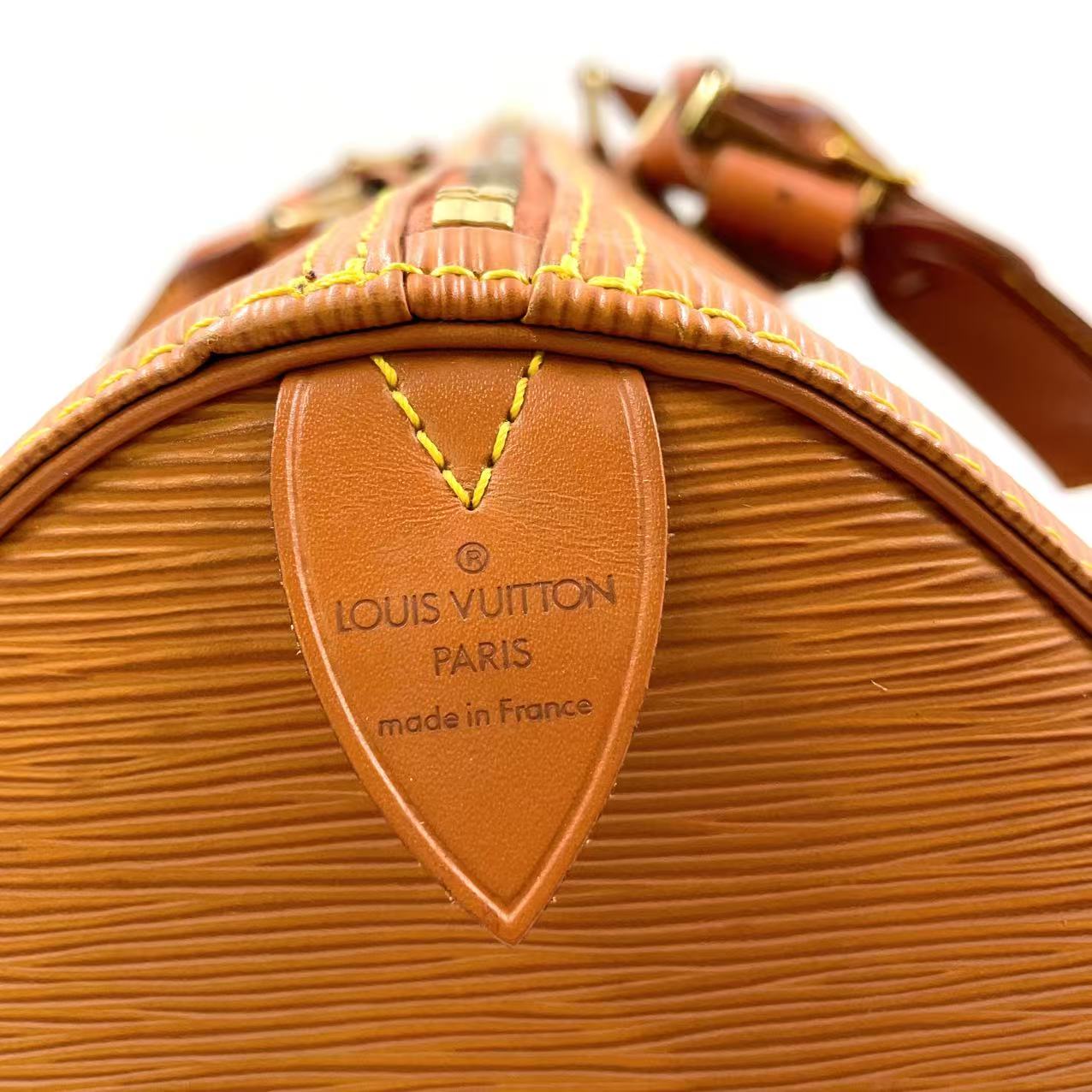 LOUIS VUITTON EPI BROWN 50 KEEPALL BOSTON BAG