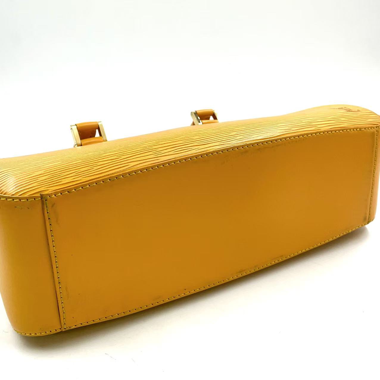 LOUIS VUITTON JASMIN TASSI YELLOW EPI LEATHER