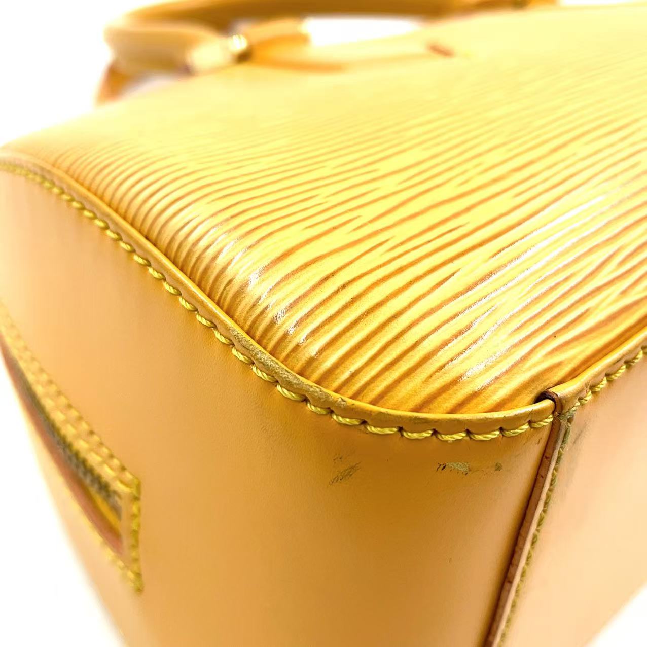 LOUIS VUITTON JASMIN TASSI YELLOW EPI LEATHER
