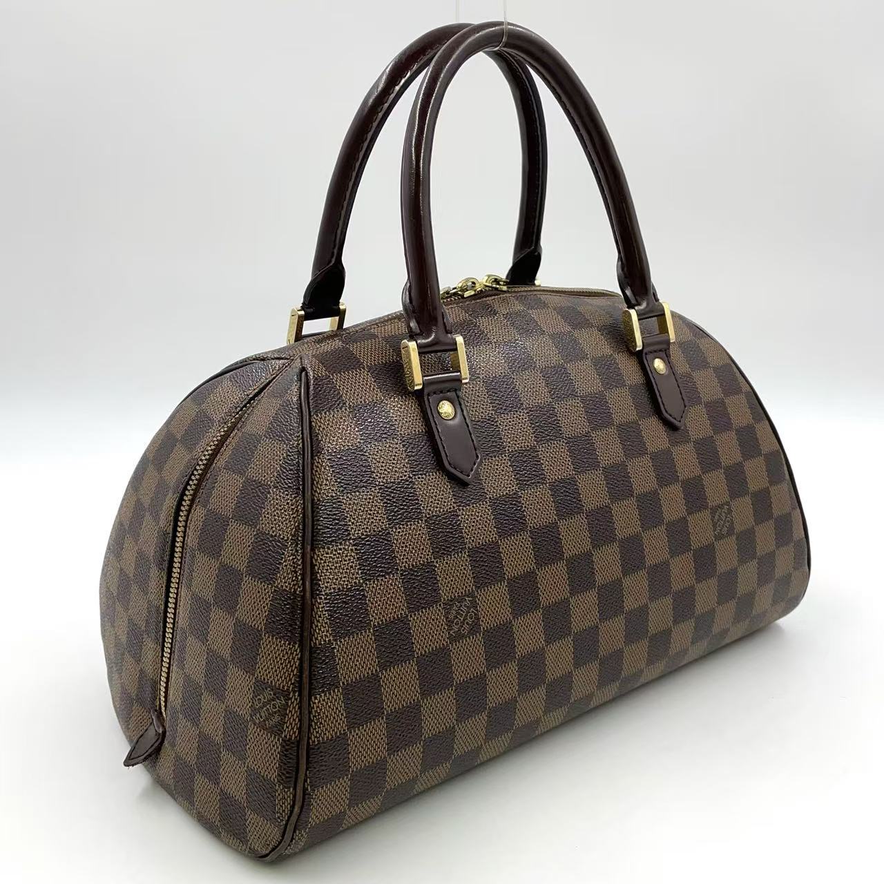 LOUIS VUITTON RIVERA MM DAMIER EBENE HANDBAG