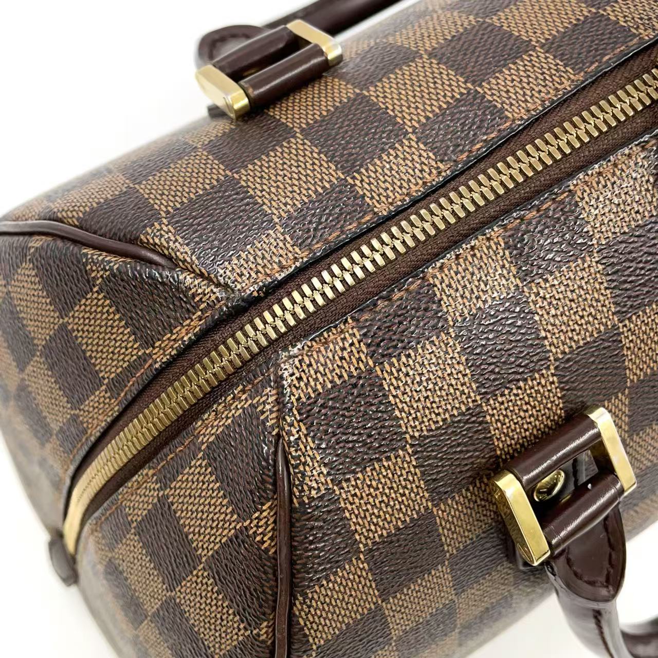 LOUIS VUITTON RIVERA MM DAMIER EBENE HANDBAG