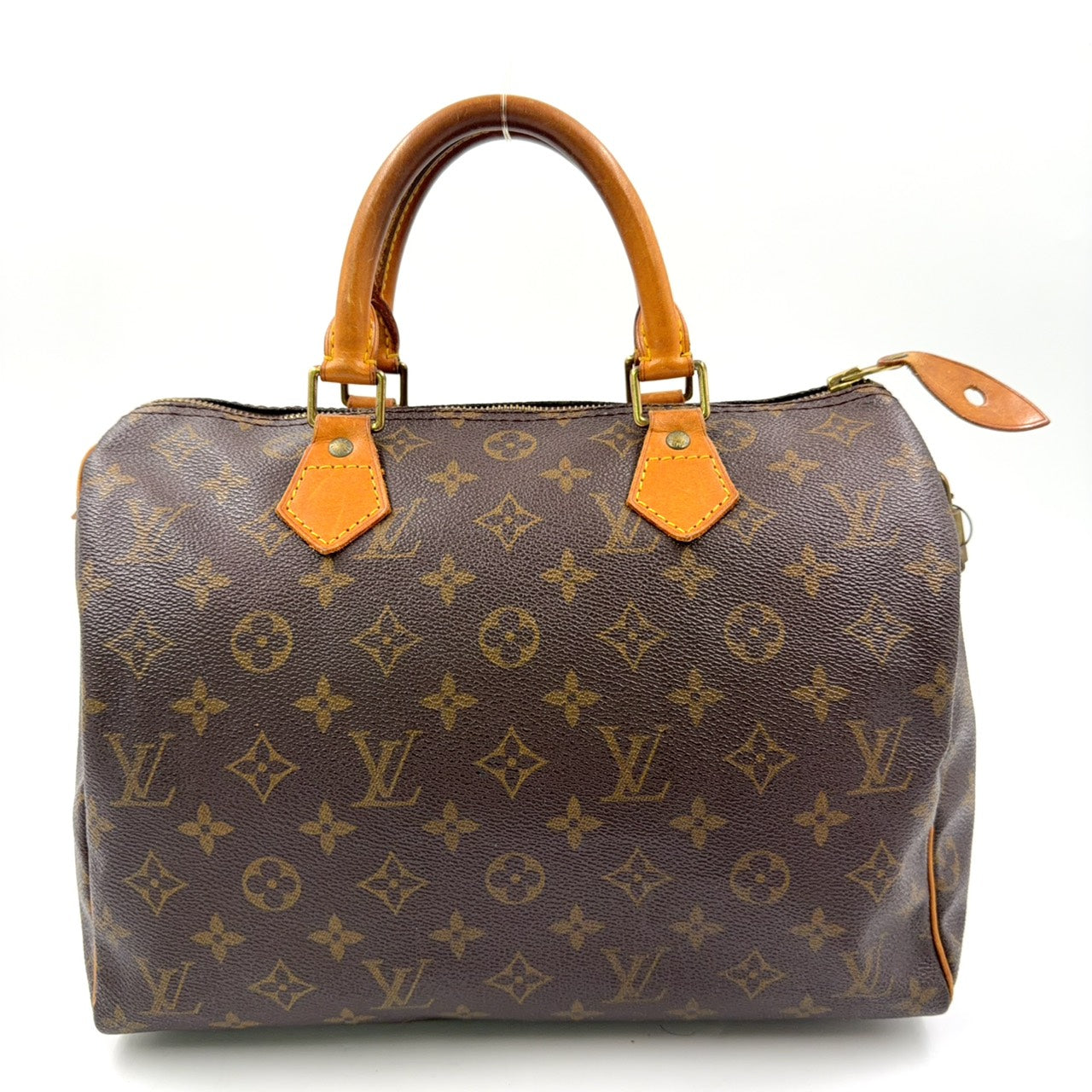 LOUIS VUITTON SPEEDY 30 BROWN MONOGRAM LEATHER