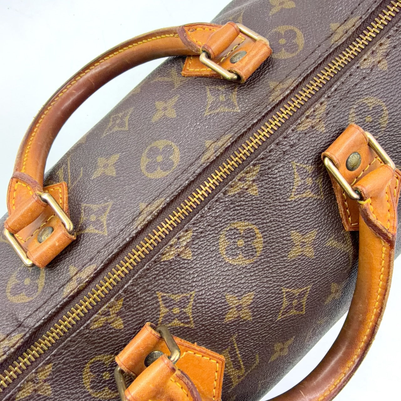 LOUIS VUITTON SPEEDY 30 BROWN MONOGRAM LEATHER
