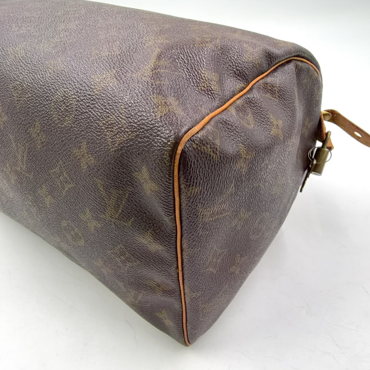 LOUIS VUITTON SPEEDY 30 BROWN MONOGRAM LEATHER