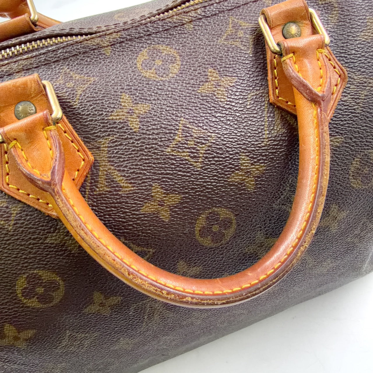 LOUIS VUITTON SPEEDY 30 BROWN MONOGRAM LEATHER