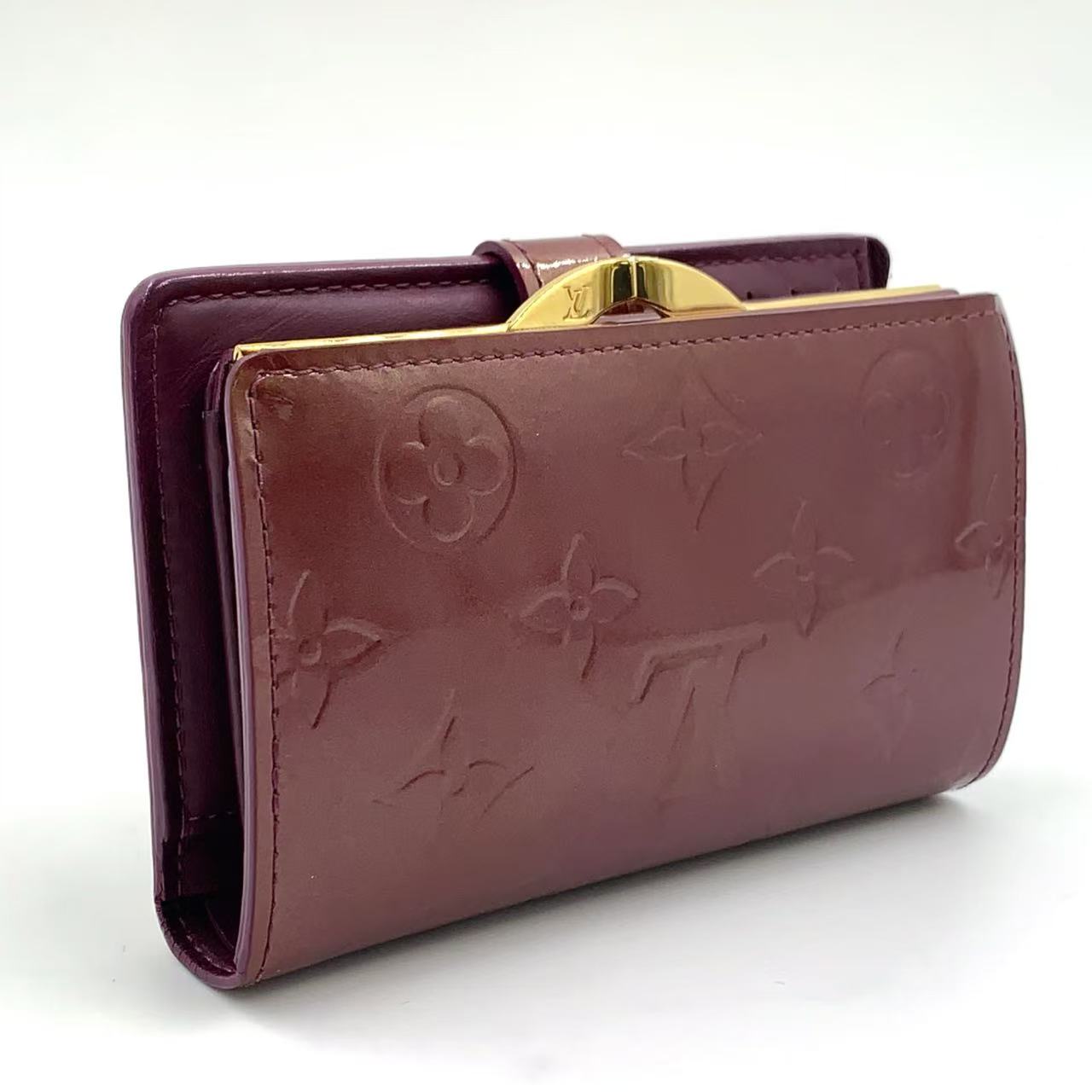 LOUIS VUITTON MONOGRAM VERNIS FRENCH PURSE WALLET