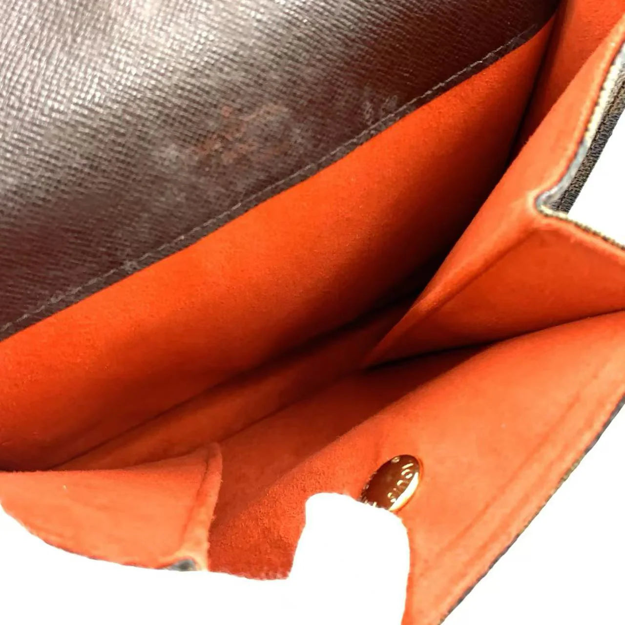 LOUIS VUITTON PIMLICO DAMIER EBENE SHOULDER BAG BROWN LEATHER PVC GOLD