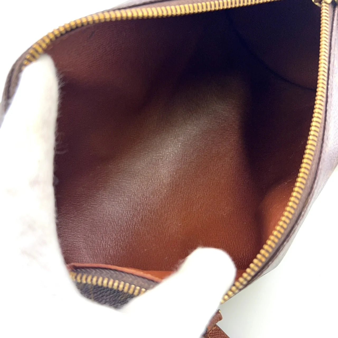 LOUIS VUITTON PAPILLON 26 MONOGRAM OLD MODEL HANDBAG BROWN LEATHER PVC GOLD*