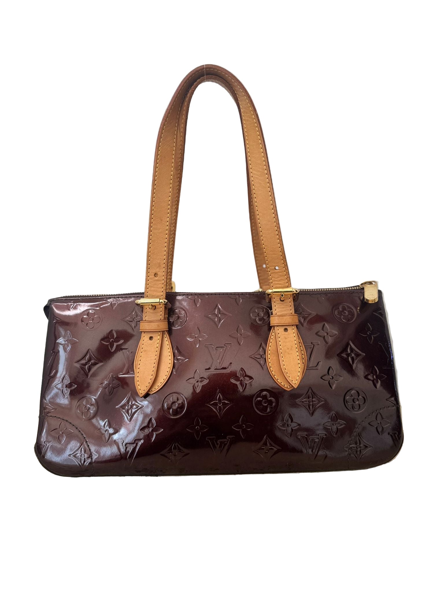 LOUIS VUITTON ROSEWOOD VERNIS AMARANTE BAG