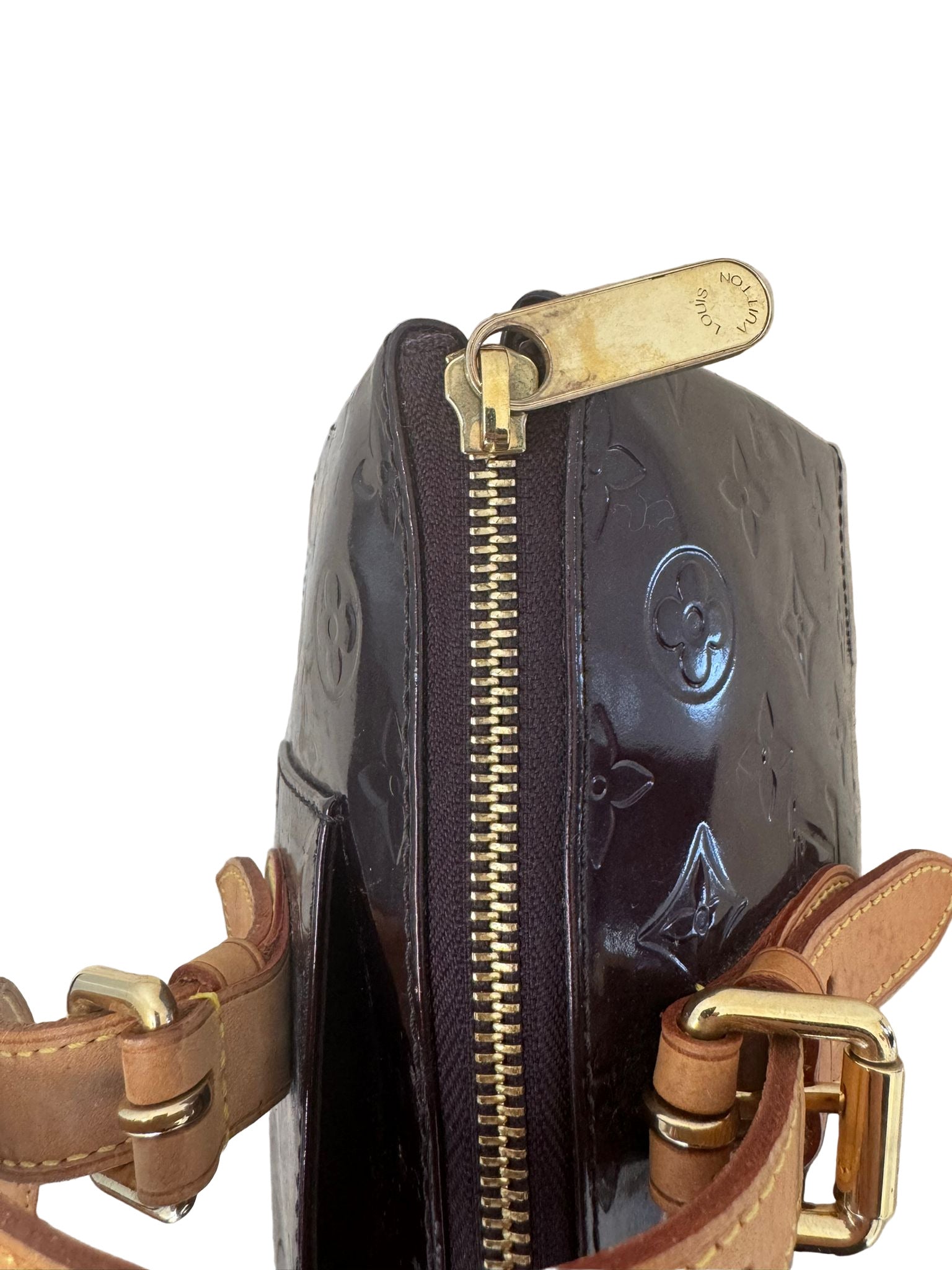 LOUIS VUITTON ROSEWOOD VERNIS AMARANTE BAG