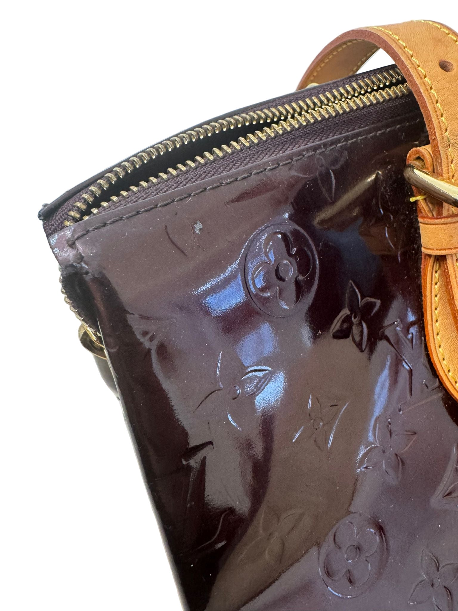 LOUIS VUITTON ROSEWOOD VERNIS AMARANTE BAG