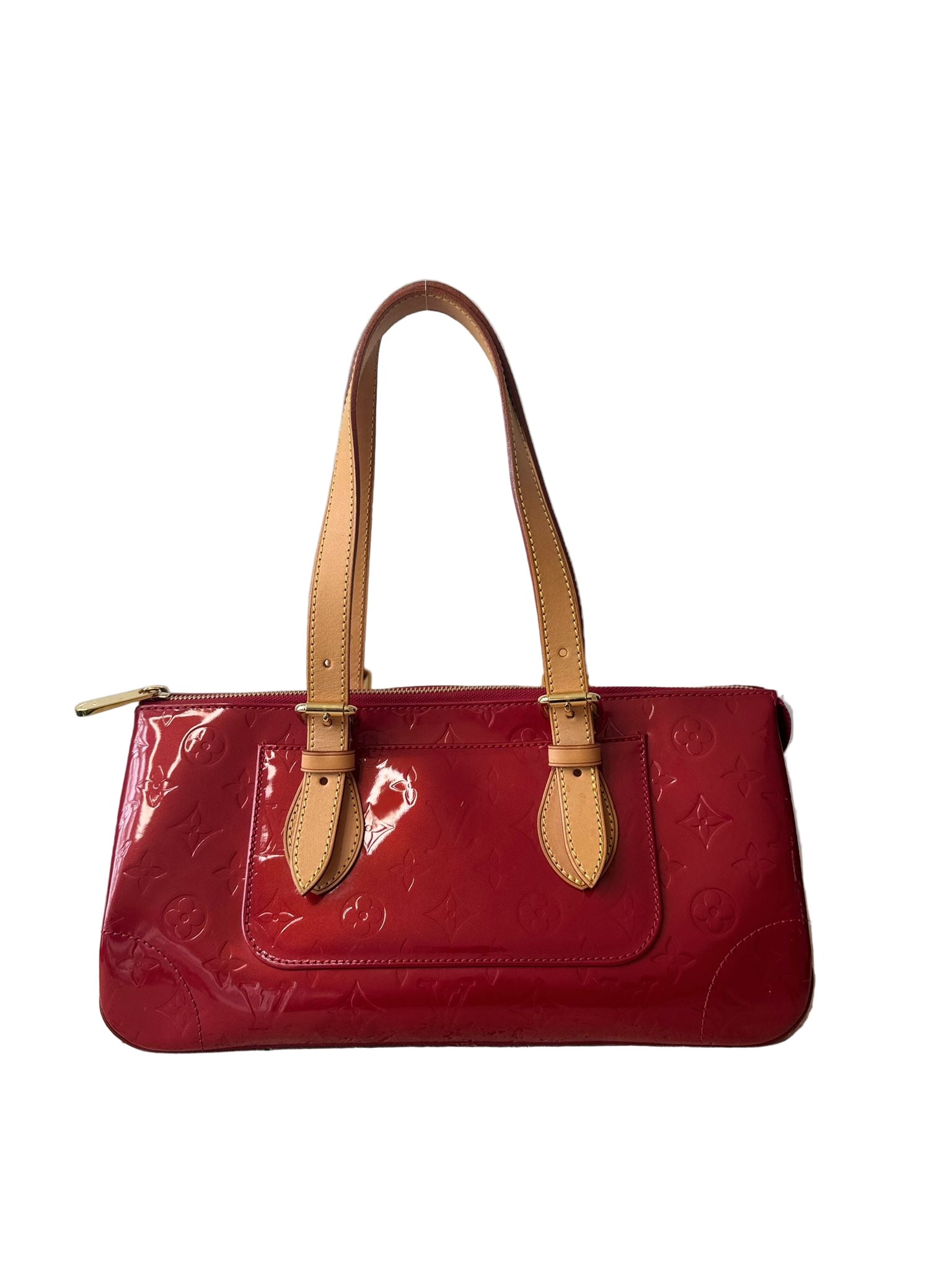 LOUIS VUITTON ROSEWOOD VERNIS RED AVENUE BAG